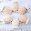3 Paare Baby Fäustling Handschuhe Warme Baumwoll Handschuhe Baby Jungen Mädchen Winter Handschuhe Säugling Neugeborenen Wolle Gefüttert Handschuhe für 0-12 Monate (Farbe A) – Bild 5