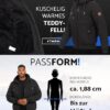 ALESSANDRO SALVARINI Herren Winterjacke (S-3XL) mit Kapuze - Teddyfleece innen komplett, Winddicht, Warme Jacke Männer - AS-320 – Bild 3