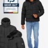 ALESSANDRO SALVARINI Winterjacke Herren - Wasserabweisend, Abnehmbare Kapuze, Gefüttert, Warm, Winddicht, Jacke Herren Winter Mann, Teddyfell Fell – Bild 3