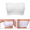 Alleen Damen Trägerloser BH Gepolster Atmungsaktiv Stretch Bra BH Ohne Träger Nahtlos Bandeau Top – Bild 5