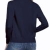 Aottori Damen Langarm Stehkragen Strickjacke Pullover Cardigan mit Reißverschluss Sweatshirt Casual Einfarbig Strickmantel Freizeit Jacket Outerwear – Bild 4
