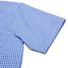 BIENZOE Jungen Baumwolle Plaid Knopf runter Sport Kurz Ärmel Hemd – Bild 5