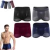 Boxhero Boxershorts Bambus Für Ganztägigen Komfort Mit Eingriff Aus 100% Baumwolle Almost Naked Retroshorts Bequemes Trunks Bamboo Boxer Charcoa Karierte Business Men Unterhosen Slip Boxer – Bild 3