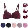 CSWH 3er Pack Damen BH mit Bügel Fraun Push Up BH Spitzen BH Sexy Grosse Grössen Klassische BH mit verstellbarem Damen Weich Bequemer BHS Set Unterwäsche Bra – Bild 5