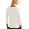Cecil Damen Boatneck Basic Baumwollshirt U-Boot Ausschnitt – Bild 3