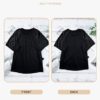 Cuptacc Bluse Damen Kurzarm Mit Spitze Ärmel 2025 Sommer Top Rundhals Plissierte Einfarbig Casual Tunika Tshirt Elegant – Bild 5