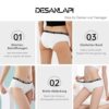 Desanlapi Unterhosen Teenager Mädchen Baumwolle Unterwäsche Stretch Slips Bequem Pantys Mädchen Schlüpfer für Teen 8-18 Jahren 6er Pack – Bild 4