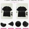 Dokotoo Damen Bluse Boho Spitze T-Shirt Tops Elegant Frühling Sommer V-Ausschnitt Oberteile Tunika S-XXL – Bild 5