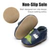EDOTON Krabbelschuhe Baby LederLauflernschuhe Mädchen mit weichen Wildledersohlen Lederschuhe Baby Jungen Mädchen Hausschuhe 0-24 Monate – Bild 4