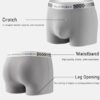 EVERYJENNY Boxershorts Herren Baumwolle Bequem Herren-Boxershorts Weit Unterhosen Männer Boxershorts Locker – Bild 3