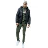 Ellesse Herren Lombardei Gepolsterte Jacke, Navy – Bild 5