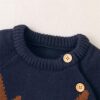 Geagodelia Baby Jungen Mädchen Gestrickter Strampler Weihnachten Babykleidung Schlafstrampler Neugeborene Kleinkinder Weiche Kleidung Weihnachtsoutfit – Bild 5
