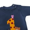 Geschenk mit Namen personalisiert by Shirtracer - Baby Langarmshirt - Waldtiere 1 Jahr I 1. Geburtstag – Bild 5