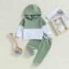 Himllauen Baby Jungen Mädchen Kleidung Hoodie + Hose Zweiteiler Babykleidung Neugeborene Set 0-3 Jahre Kleinkind Outfit – Bild 3