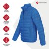 Höhenhorn Balmhorn Herren Jacke Übergangsjacke Steppjacke mit Kapuze – Bild 3