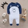Husmeu Babykleidung Neugeborenes Strampler Kleinkind Schlafanzug Kleinkind Winter Onesie Baby Junge Baby Mädchen Outfits Jumpsuit – Bild 5