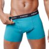 INNERSY Boxershorts Herren Weiche Unterhosen Männer mit Eingriff Atmungsaktive Retroshorts 4er Pack – Bild 3