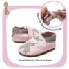 IceUnicorn Krabbelschuhe Baby Jungen Mädchen Lauflernschuhe Baby Weicher Leder Babyhausschuhe Kleinkind Babyschuhe – Bild 5