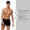 JB.Allure Boxershorts Herren 5er Pack, Ohne Kratzenden Zettel Unterhosen, Atmungsaktive Männer Unterwäsche, Baumwolle M - 2XL – Bild 4