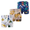 JackLoveBriefs Jungen Boxer Unterhose Baumwolle Kinder Unterwäsche (2-10 Jahre，Packung mit 9 Stück) – Bild 3