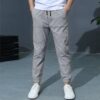 Jugaoge Jungen Chino Hose Cargo Baggy Pants Lang mit Taschen Elastische Taille Outdoorhose Street Dance Bekleidung Hip Hop Outfits – Bild 5