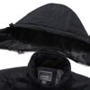 KEFITEVD Herren Skijacke Atmungsaktiv Warm Gefüttert Winterjacke mit Abnehmbarer Kapuze Snowboardjacke Wasserdicht Outdoorjacke – Bild 5