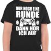 Kinder T-Shirt Jungen - Statement Sprüche Nur noch eine Runde dann hör ich auf Jahre Schwarz Jungs F130K – Bild 2
