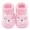 LACOFIA 2 Paare Neugeborene Gestrickt Babyschuhe Weiche Baby Jungen Mädchen Stiefeletten 0-3 Monate – Bild 3
