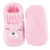LACOFIA 2 Paare Neugeborene Gestrickt Babyschuhe Weiche Baby Jungen Mädchen Stiefeletten 0-3 Monate – Bild 5