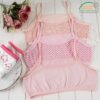 LOREZA ® 5 Mädchen Bustier aus Baumwolle Spaghettiträger BH Sport Bra Gr. 140-170 – Bild 5