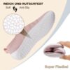 Merdoo Unisex Barfußschuhe Bequeme Laufschuhe Atmungsaktiv Fitnessschuhe Leichte Sportschuhe Zero-Drop Sohle Walkingschuhe rutschfest Turnschuhe Weich Hallenschuhe Slip On Sneaker Gr.37-45 – Bild 3