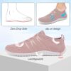 Merdoo Unisex Barfußschuhe Bequeme Laufschuhe Atmungsaktiv Fitnessschuhe Leichte Sportschuhe Zero-Drop Sohle Walkingschuhe rutschfest Turnschuhe Weich Hallenschuhe Slip On Sneaker Gr.37-45 – Bild 5