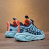 Ouoruee Kinderschuhe Atmungsaktiv Jungen Sportschuhe Mädchen Turnschuhe Laufschuhe mit Klettverschluss und rutschfest Leicht Halle Sohle 28EU-41EU – Bild 5