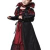 QDC Vampir Kostüm Mädchen Halloween Kostüme Kinder Gothic Vampirkostüm Prinzessin Dracula Karneval Party Fasching Kleid – Bild 3
