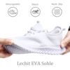 QIJGS Schuhe Damen Turnschuhe Sportschuhe Sneakers Laufschuhe Damenschuhe Straßenlaufschuhe Outdoor Fitnessschuhe Tennisschuhe Wanderschuhe Damen leicht – Bild 4