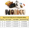 RVROVIC Baby Jungen Mädchen Sneaker Anti-Rutsch Oxford Loafer Flats Säugling Kleinkind PU Leder Weiche Sohle Baby Schuhe – Bild 5