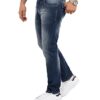 Rock Creek Herren Jeans Regular Fit Stretch Jeans Männerhose Herrenjeans Denim Hosen Herrenhose Straight Cut Stonewashed RC-2343 Blau W42 L36 – Bild 3