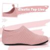 SAGUARO Kinder Hausschuhe Leicht Barfuss Hüttenschuhe Rutschfest Atmungsaktive Pantoffeln – Bild 6