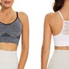 SEGRILA Damen Sport BH Set Ringerrücken Ohne Bügel Yoga Bustier Gepolsterter Fitness Training – Bild 3