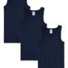 Sanetta Jungen-Unterhemd (Dreierpack) | Hochwertiges und nachhaltiges Unterhemd für Jungen aus Bio-Baumwolle. Inhalt: 3er Set Unterwäsche für Jungen – Bild 3