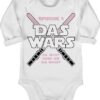 Shirtracer - Baby Body langarm Mädchen Junge - Zur Geburt - Das Wars Jetzt habe ich die Macht – Bild 4