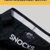 Snocks Boxershorts Herren Bio Baumwolle (6er Pack) Unterhosen Herren ohne einschneidenden Gummibund (Gr. S - 4XL) – Bild 4