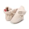 TMEOG Unisex-Baby Krabbelschuhe Winterschuhe Wollschuhe Neugeborenes Stiefel Booties Gefütterte Boots für Baby 0-18Monate – Bild 4