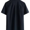 VATPAVE Jungen Freizeit Kurzarmhemd Kinder Hawaiihemd Guayabera Sommer Hemden mit Tasche – Bild 4