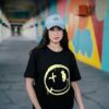 WIEIYM Tshirt Damen Oversized T-Shirt Rundhals Kurzarm Lose Top Sommer T-Shirts Tops Shirt Oberteile Frauen Gedruckt Lässig Oberteile Bluse – Bild 3