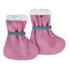 lovely lemon Regenfüßlinge für Babys & Kleinkinder, wasserdicht, gefüttert mit Lammfellimitat, rosa, One Size (bis Schuhgröße 22) – Bild 5